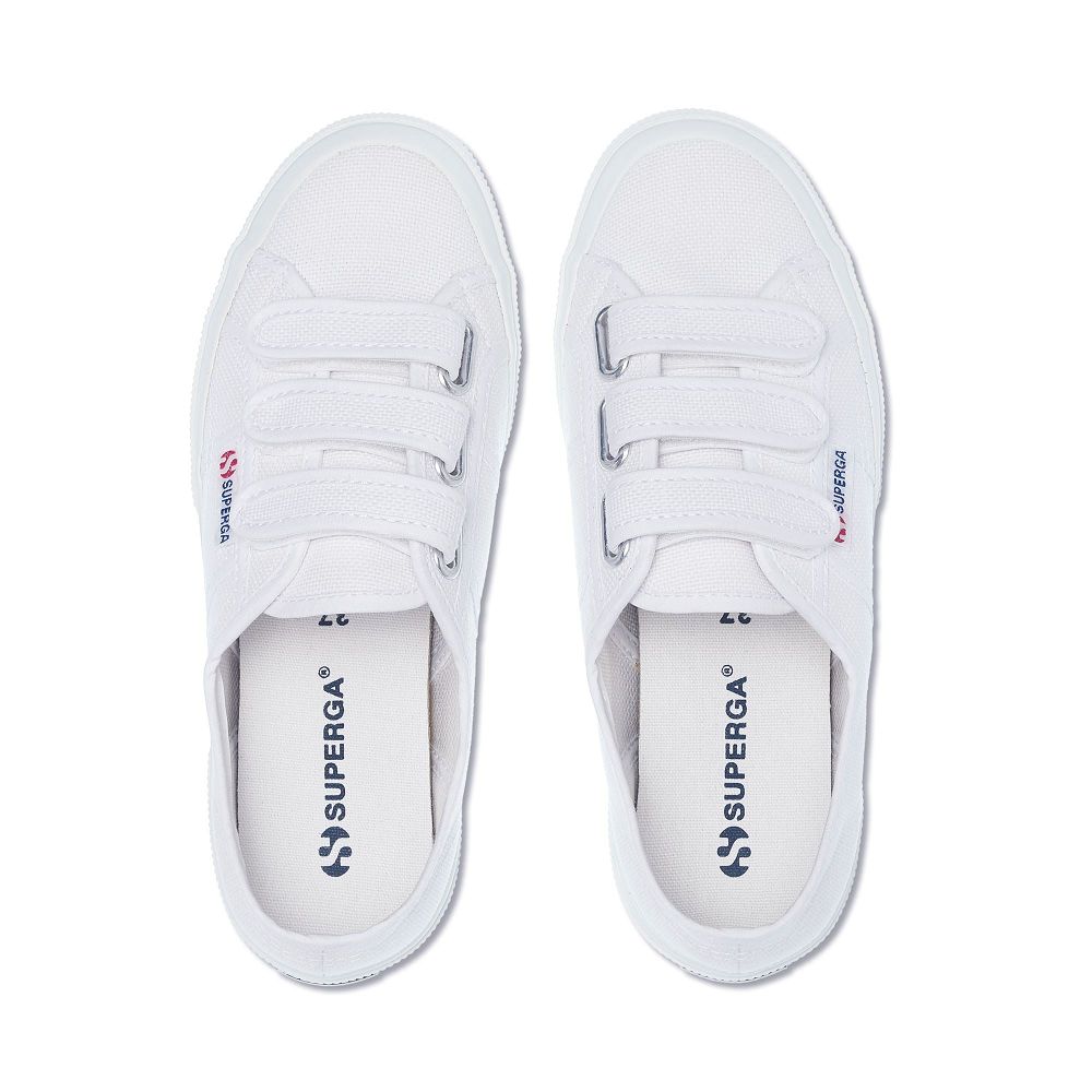 Superga 2750 Cot3strapu White Sneakers - Women's Sneakers USA | US1329782